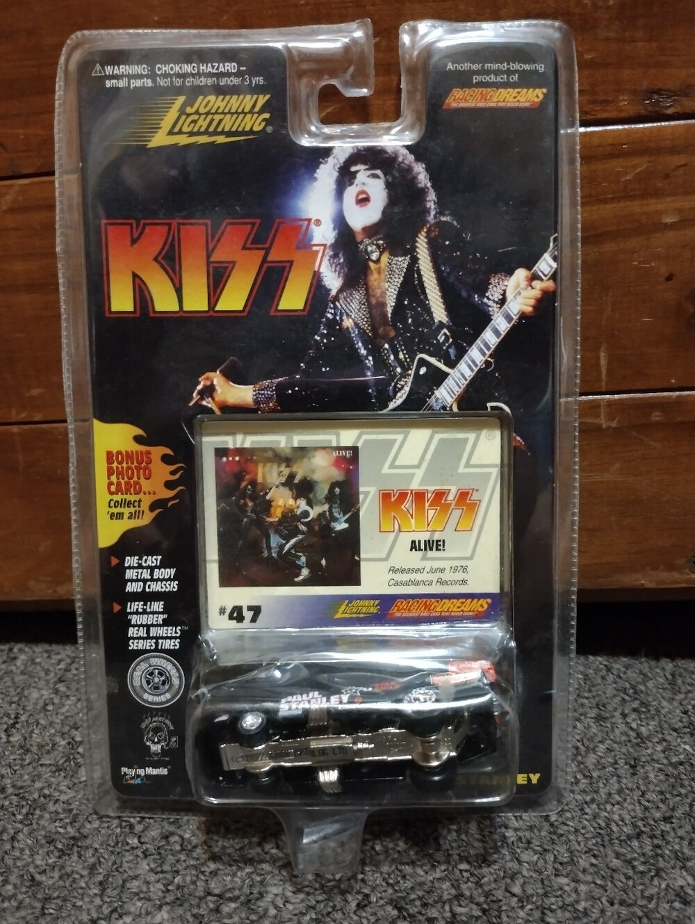 Kiss Rock Band Die-Cast Collectible Car Paul Stanley
